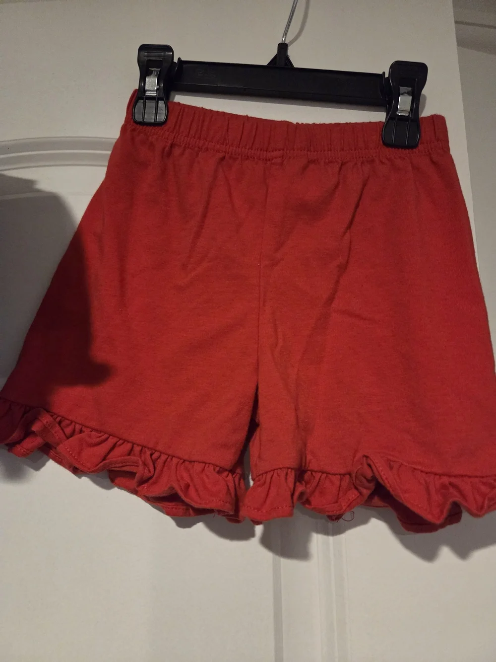 Girls Stitchy Fish Navy and Red Apple Short Set Size 6